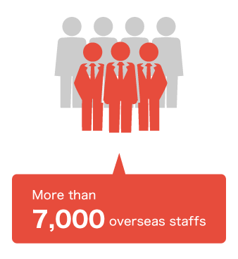 More than 7,000 overseas staffs
