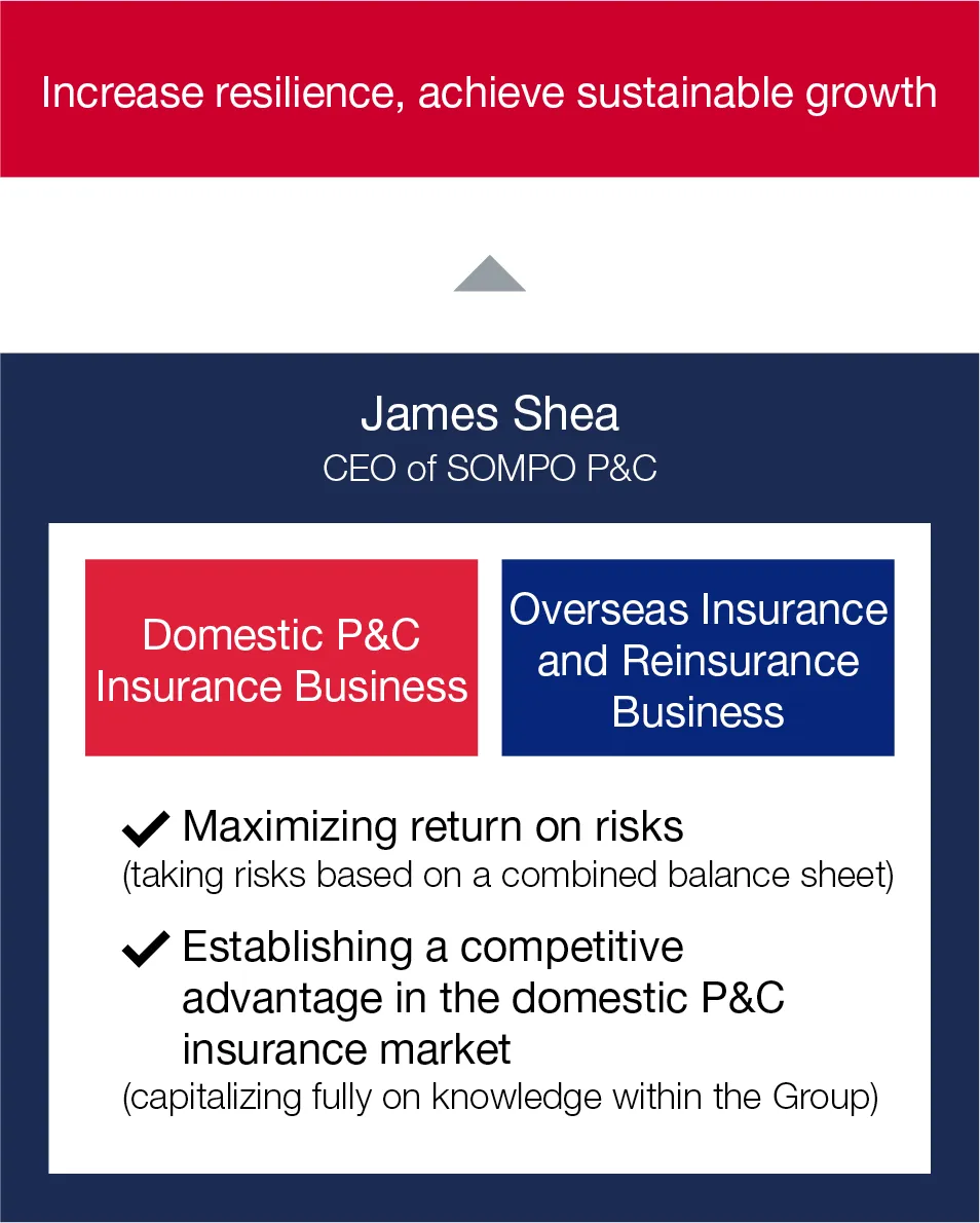 Diagram: Overview of SOMPO P&C