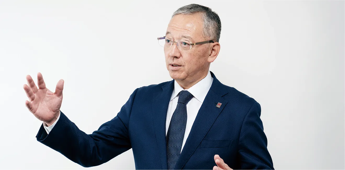Image:Group CEO, Director, President and Representative Executive Officer Mikio Okumura
