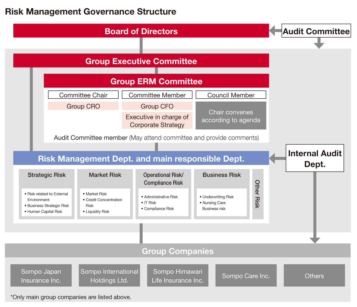 Risk Management Governance Structure