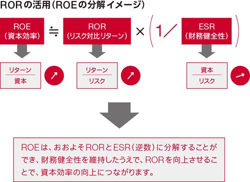 RORの活用（ROEの分解イメージ）